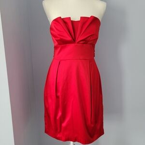 Lipstick Red Cocktail Dress